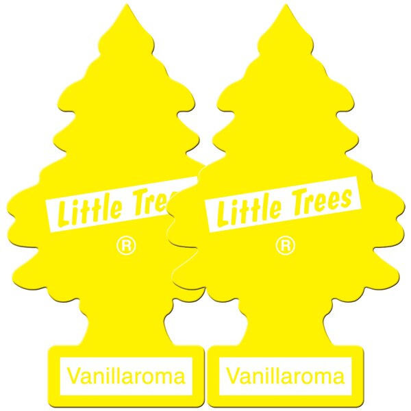 WL01 12PK Little Trees AirFresh 2-Pack, Vanillaroma AirFresh 2-Pack, Vani