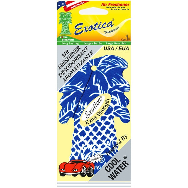 WL01 12PK AIR FRESHENER COOL WATER/SINGLE TRILINGU