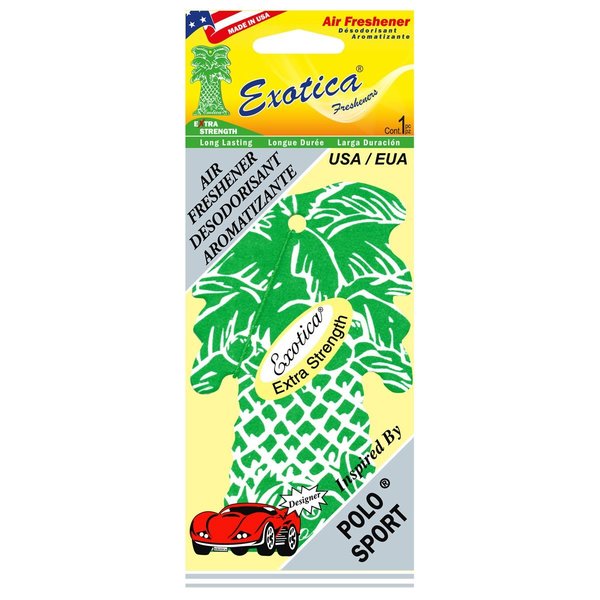 WL01 12PK AIR FRESHENER POLO/SINGLE TRILINGUAL