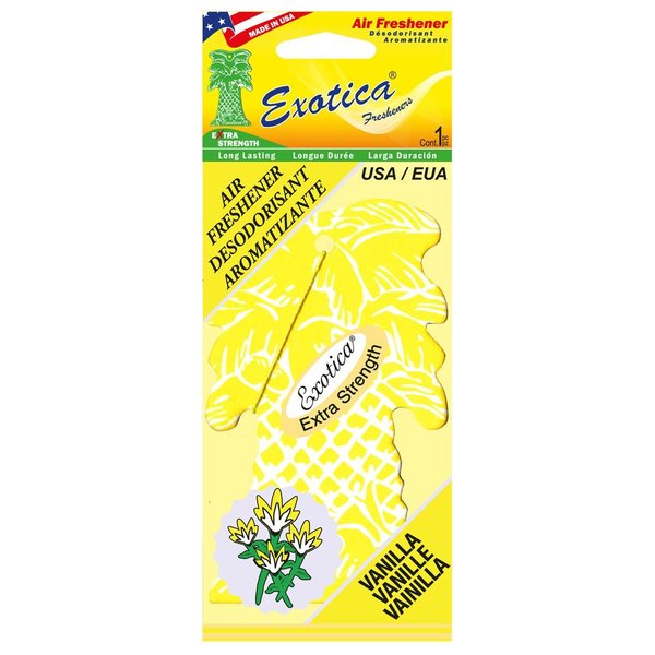 WL01 12PK AIR FRESHENER VANILLA/SINGLE TRILINGUAL