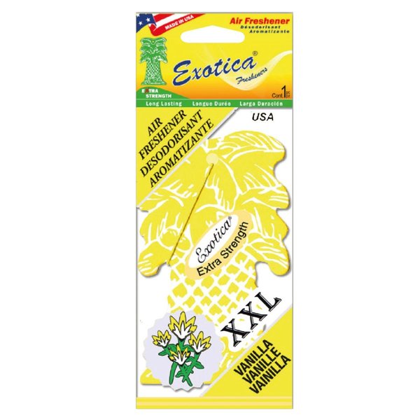 WL01 12PK AIR FRESHENER XXL VANILLA TRILINGUAL