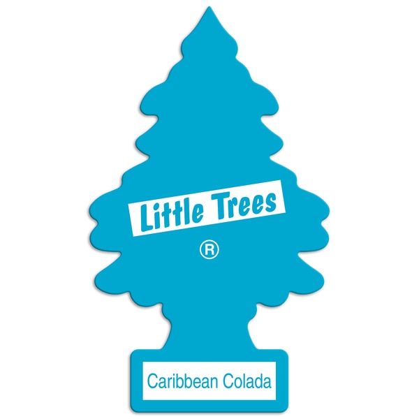 WL01 12PK Little Tree Air Fresheners 2-Pack, Caribbean Colada