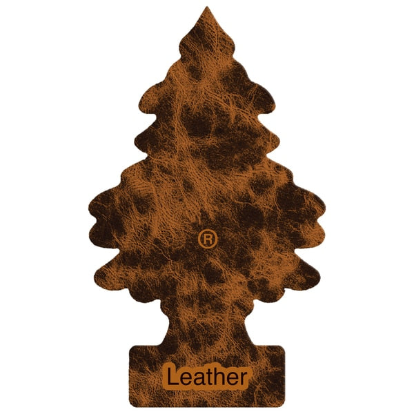 WL01 12PK Little Trees AirFresh, Leather 2-Pack AirFresh, Leather 2-Pack