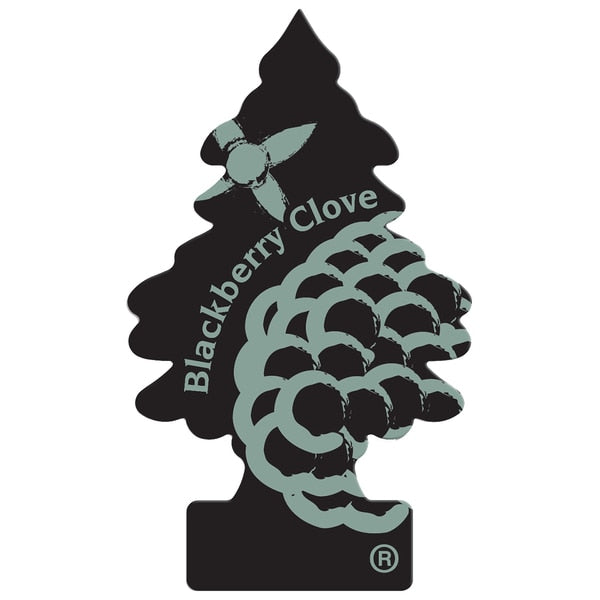 WL01 12PK Little Trees AirFresh, 2-Pack Blackberry Clove AirFresh, 2-Pack