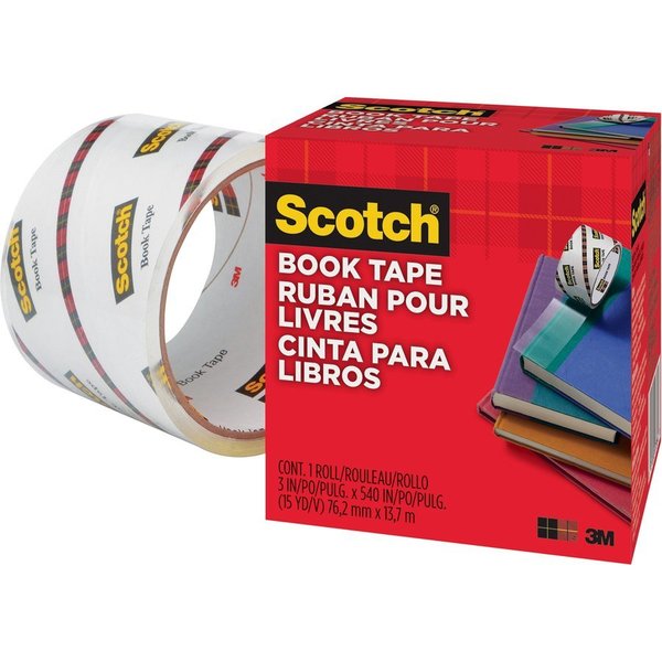 WL01 1PC Scotch Tape, Book, Transprnt, 3\"X15yd