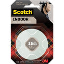 WL01 2PC Scotch Tape, Foam, 0.5\"x75ft, Roll