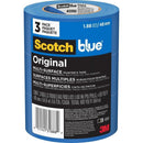WL01 1PC Scotch Painter's Tape, Multi Surface, 1.88\"x60 Yds, 3/PK, Blue PK
