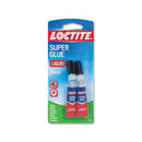 WL01 3PC Loctite Liquid Super Glue, Twin Tubes, 14 oz., 2/PK, Clear 6PK