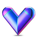 SK535-Heart Shaped Gas Folding Lighter
