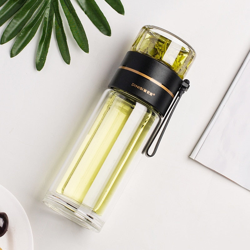 SK356-Tea Separation Mug Double-Layer Portable