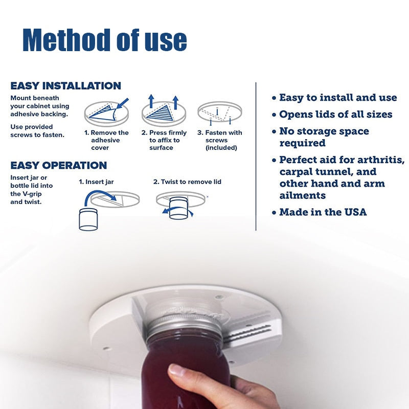 SK305-Easy Grip Jar Opener
