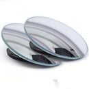 SK402-2Pcs Car Round Adjustable Clear Rearview Mirror