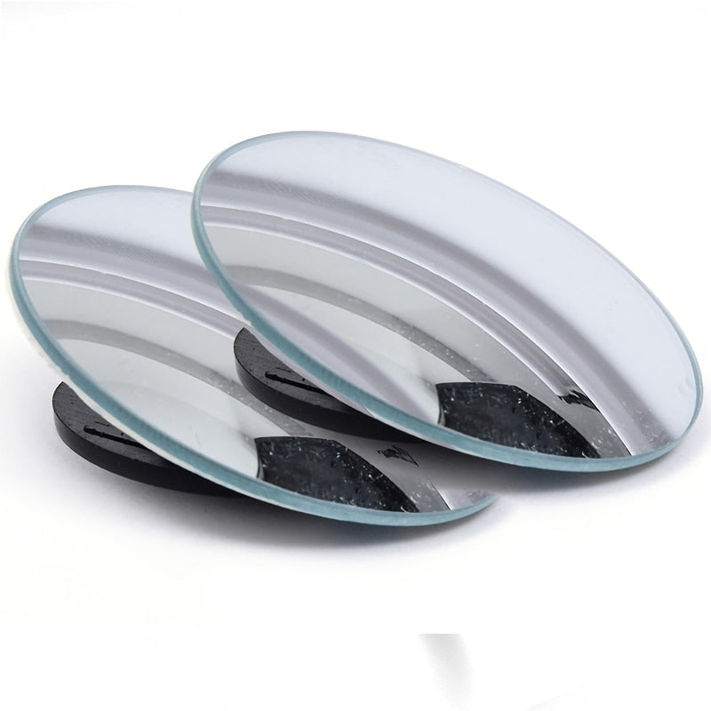 SK402-2Pcs Car Round Adjustable Clear Rearview Mirror
