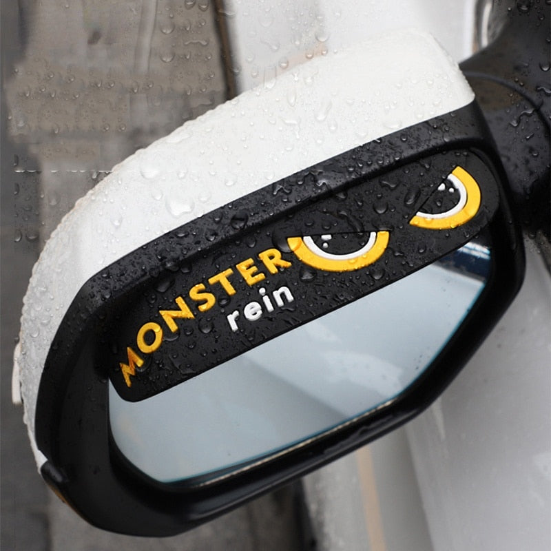 SK439-Car Rear View Mirror Sticker Rain Eyebrow