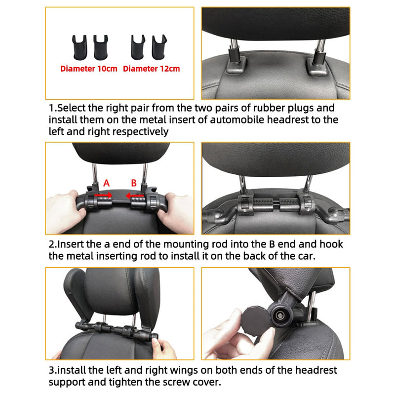 SK420-Car Seat Pillow Side Neck Head Support