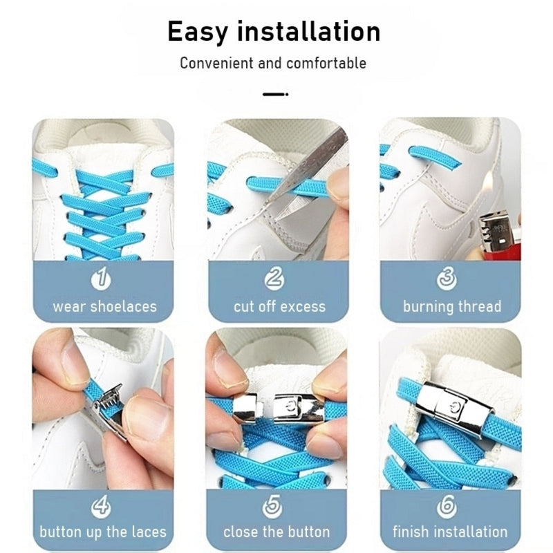 SK329-Elastic No Tie Shoe