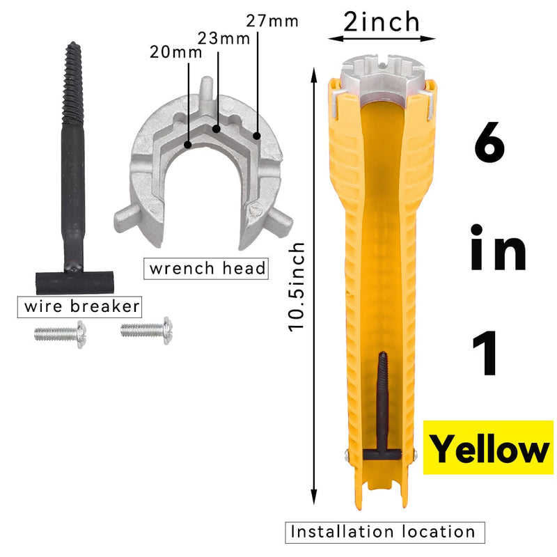 SK436-8 in 1 sink faucet wrench repair tool