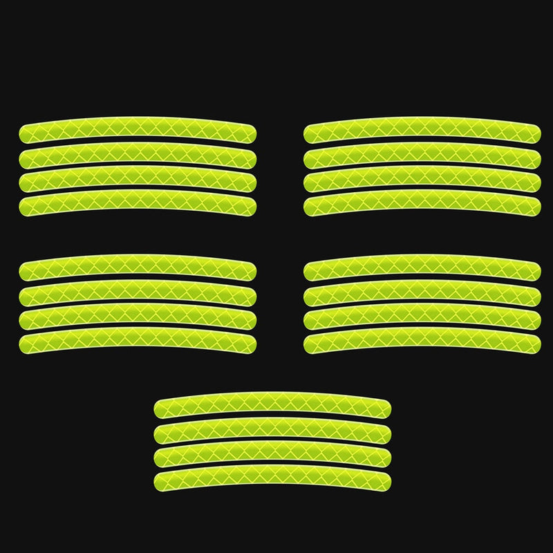 SK422-20pcs Car Wheel Hub Reflective Sticker