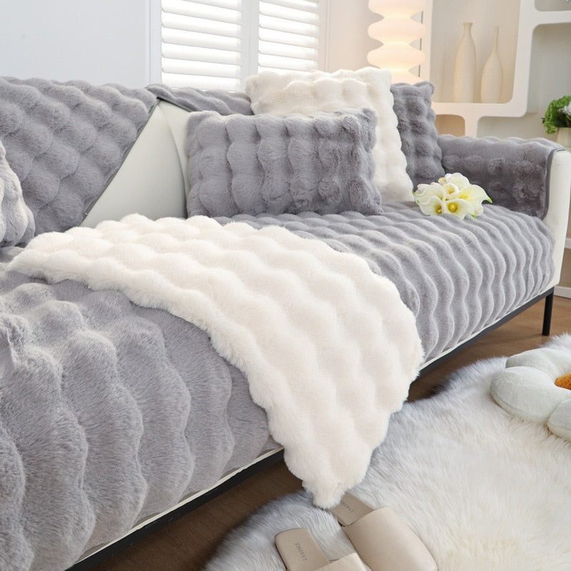 SK314-Rabbit Plush Sofa Cushion