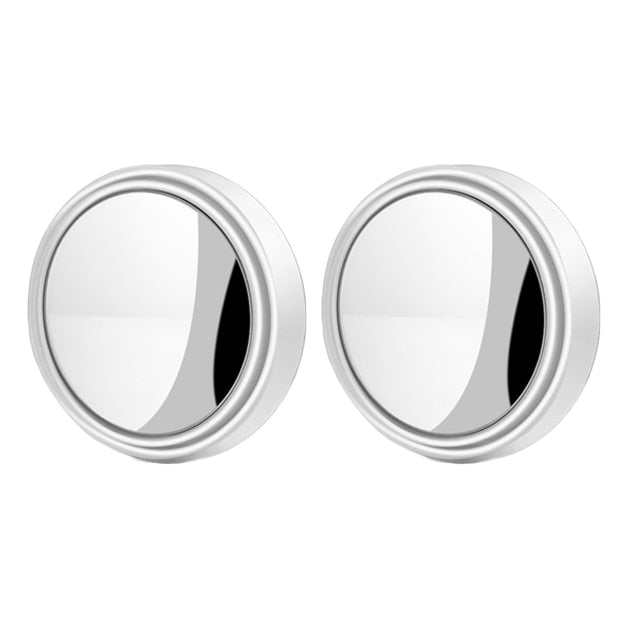 SK402-2Pcs Car Round Adjustable Clear Rearview Mirror