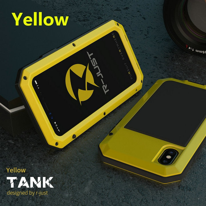 SK343-Heavy Duty Protection Armor Metal Phone Case