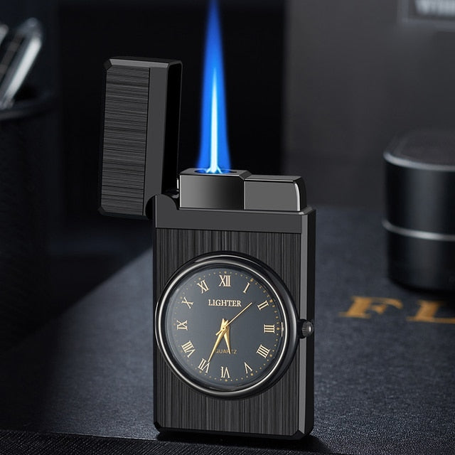SK498-Quartz Watch Windproof Lighter