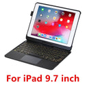 SK195-Rotate Backlit Touchpad Keyboard Case