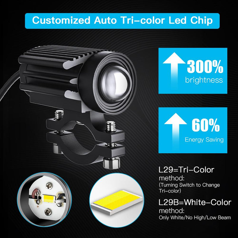 SK240-Led Motorcycle Spotlight