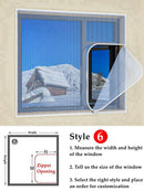 SK326-Window Keep Warm Film Double Layer Windproof Curtain