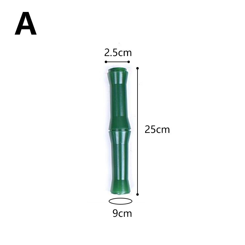 SK366-Simulation Bamboo Bark Tube Green