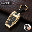 SK327-Compass Keychain Watch Arc Lighter