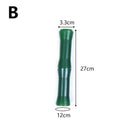 SK366-Simulation Bamboo Bark Tube Green