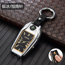 SK327-Compass Keychain Watch Arc Lighter