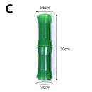 SK366-Simulation Bamboo Bark Tube Green