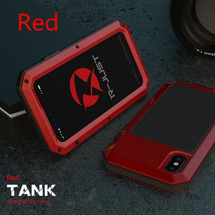 SK343-Heavy Duty Protection Armor Metal Phone Case