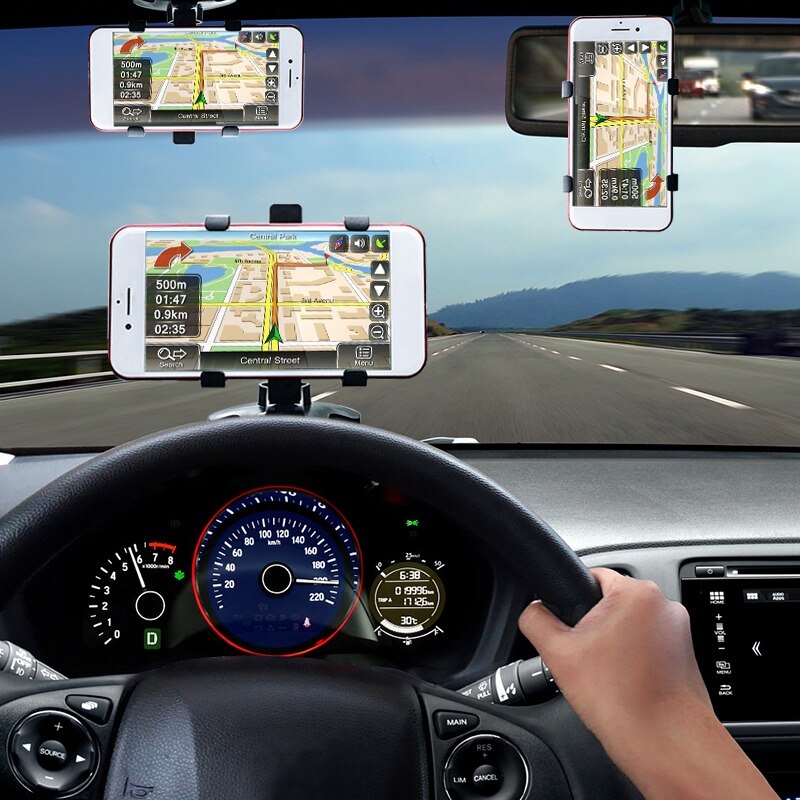 SK410-Car Phone Holder Easy Clip Mount Stand