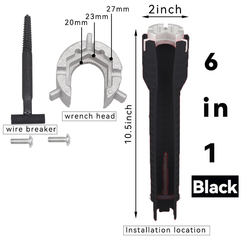 SK436-8 in 1 sink faucet wrench repair tool