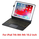 SK195-Rotate Backlit Touchpad Keyboard Case