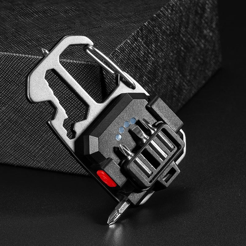 SK405-Mini Flashlight Keychain Can Opener