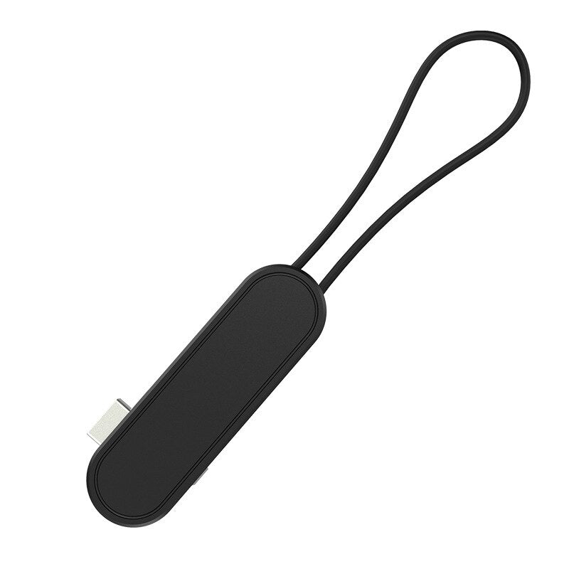 SK197-Magnetic Rotatable Retractable 3-in-1 Data Cable