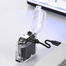 SK395-Outdoor Windproof Waterproof Transparent Body Lighter