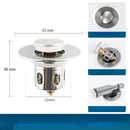 SK334-Wash Basin Sink Leaking Plug Push Type