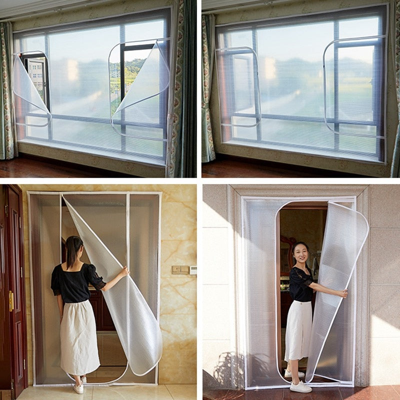 SK326-Window Keep Warm Film Double Layer Windproof Curtain
