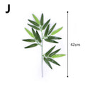 SK366-Simulation Bamboo Bark Tube Green