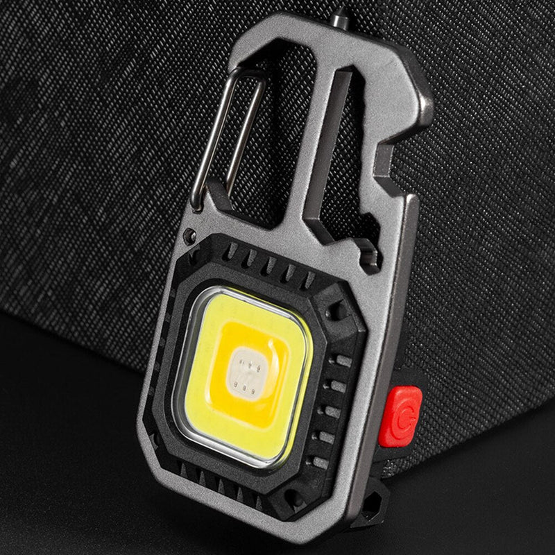 SK405-Mini Flashlight Keychain Can Opener