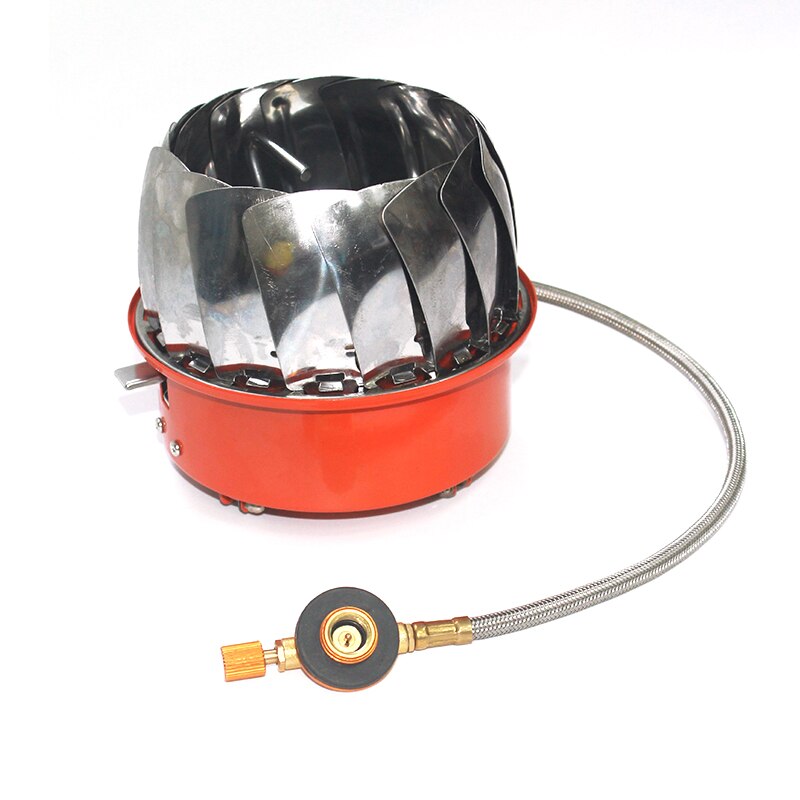 SK320-Windproof  Ignition Lotus Gas Burner With Adapter