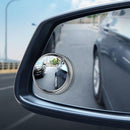 SK402-2Pcs Car Round Adjustable Clear Rearview Mirror