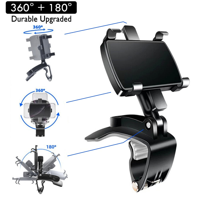 SK410-Car Phone Holder Easy Clip Mount Stand