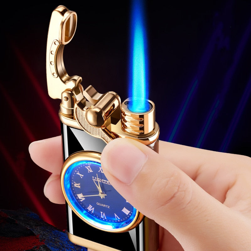 SK498-Quartz Watch Windproof Lighter
