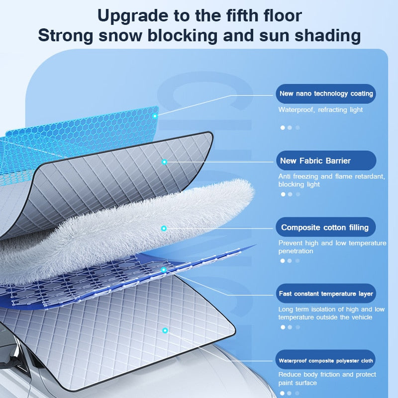 SK340-Car Windshield Snow Cover